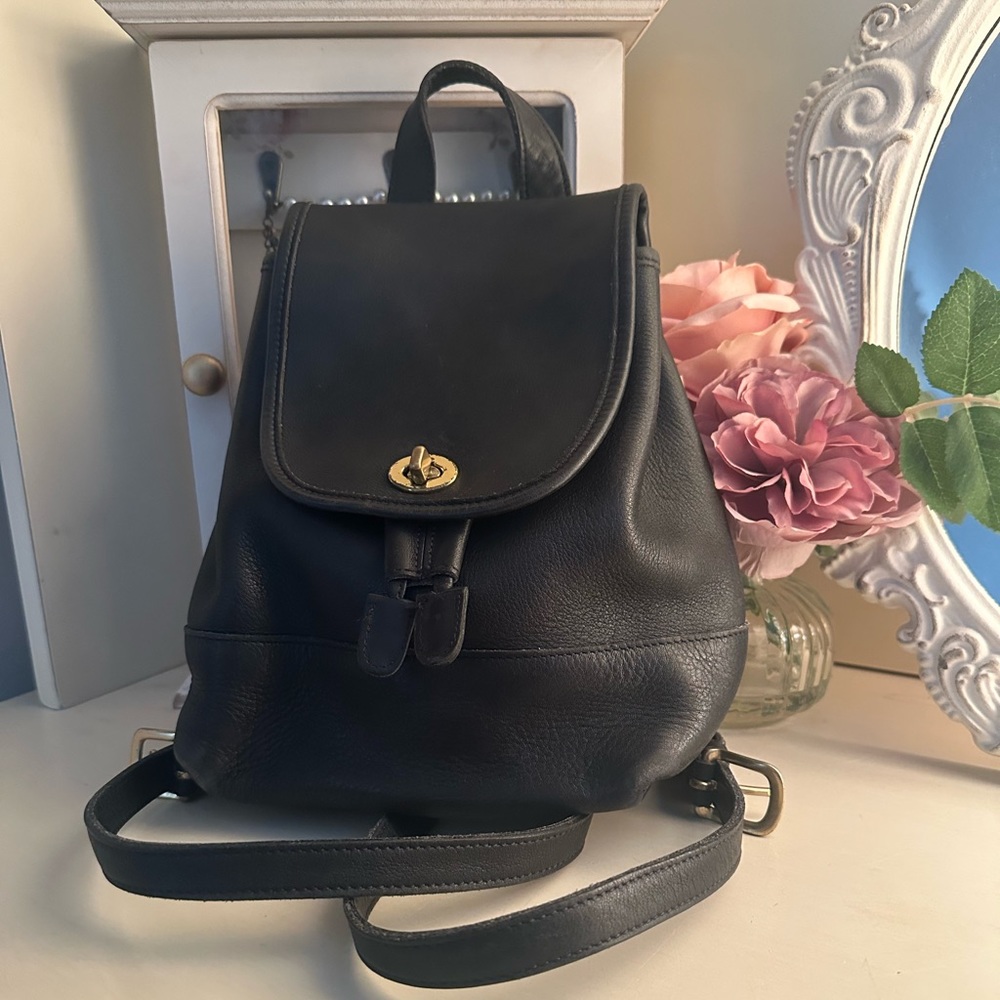 Vintage Coach Mini Backpack